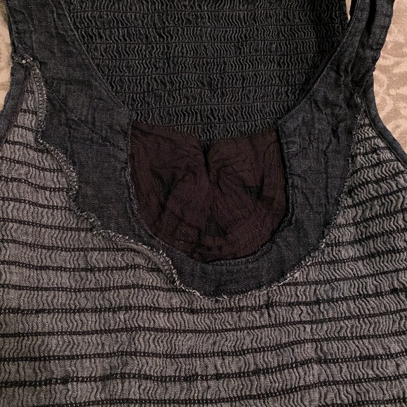 Denim dress by Calvin Klein. Slip over your head and go! Cute detailing - size S - Picture 8 of 9